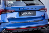460904 Rail Black Bar above rear license plate Škoda Octavia IV