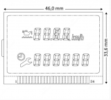 SEPDISP19D24,LCD display,for Mercedes C-Class,