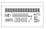 SEPDISP37V4 LCD display for Fiat Punto, Grande Punto, Fiorino, Doblò, Linea and Qubo, with automatic transmission instrument clusters
