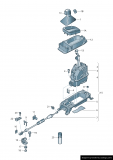  5Q0713128A Microswitch automatic transmission selector Škoda / VW 