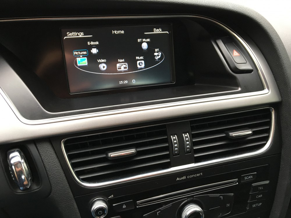 audi a4 touch screen - audi touch screen console