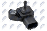 NTY MAP SENSOR ENG. 1.8D/2.2D/2.4D MITSUBISHI ASX,LANCER VIII,OUTLANDER II/III,PAJERO SPORT III,L200, CITROEN C4 AIRCROSS; FIAT FULLBACK 2006- /3 PIN
