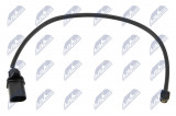 NTY BRAKE PADS WEAR SENSOR ENG. 1.4-6.0 AUDI A4 (B9),A4 ALLROAD(B9),A5,A6(C8),A7,A8(D5),Q5,Q7,Q8; VW TOUAREG; 2015- /FRONT/