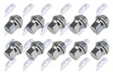 NTY WHEEL NUT FORD FIESTA IV/V/VI, FUSION, FOCUS II/III, C-MAX I/II, MONDEO I/II/III/IV, VOLVO C30, S40 II, V40, V50 /10 PCS/