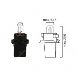 schema-of-instrument-cluster-bulb-bx2d-12v-with-black-socket
