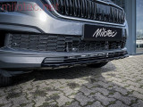 škoda kodiaq facelift front lip spoiler kodiaq black front bumper spoiler kodiaq face 