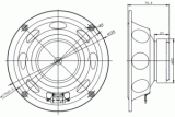 ARN 188-08/4,Loudspeaker,woofer,60W,3V,4000HZ