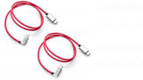 OEM 8S0051435S Set of 2 USB-C cables with USB-C and Apple Lightning connectors