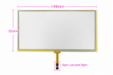 LA061WQ1 LA061WQ1(TD)(02) Touch LCD Toyota Camry Tacoma Corolla 4 Runner 2009-2014 6.1” 