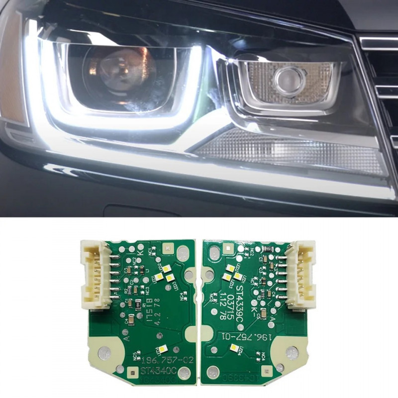19675701 / 19675702 LED DRL Daytime running lights VW Touareg 7P