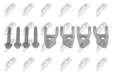NTY ZESTAW UCHWYTÓW I ŚRUB WTRYSKIWACZY FORD RANGER 2.2TDCI 2011-,TRANSIT 2.2TDCI 2011-