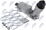 NTY OIL COOLER WITH FILTER JEEP GRAND CHEROKEE 3.0,3.6 2014-,CHEROKEE 3.2 2014-,WRANGLER 3.6 2014-,DODGE RAM 1500 3.0,3.6,5.7 2014- /2 CZUJNIKI/ALUMINIUM VERSION/