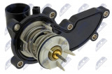 NTY THERMOSTAT WITH COVER AUDI A4 B8, A5, A6 ALLROAD C6, A6 ALLROAD C7, A6 C6, A6 C7, A7, A8 D4, Q5, Q7, PORSCHE CAYENNE, PANAMERA, VW TOUAREG 3.0/3.0H 10.08-09.18