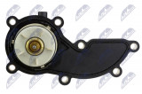 NTY THERMOSTAT WITH COVER AUDI A4 B8, A5, A6 ALLROAD C6, A6 ALLROAD C7, A6 C6, A6 C7, A7, A8 D4, Q5, Q7, PORSCHE CAYENNE, PANAMERA, VW TOUAREG 3.0/3.0H 10.08-09.18