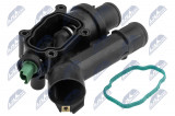 NTY THERMOSTAT COVER PEUGEOT 4007 4X4, 407, 508, 607, 807, CITROEN C5 II, C5 III, C6, C8 /WITH SENSOR/