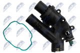 NTY THERMOSTAT COVER PEUGEOT 4007 4X4, 407, 508, 607, 807, CITROEN C5 II, C5 III, C6, C8 /WITH SENSOR/