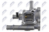 NTY THERMOSTAT WITH COVER OPEL ASTRA G, ASTRA H, ASTRA H CLASSIC 1.4-1.8, ALFA ROMEO 159 1.8, CHEVROLET AVEO, AVEO/KALOS, CRUZE, ORLANDO, TRAX
