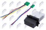 NTY BLOWER RESISTOR + KOSTKA/WTYCZKA REZYSTORA /KIT/CITROEN C2 2003-,C3 2002-,C5 2001-,NISSAN MICRA K12 2003-,NOTE E11 2008-,PEUGEOT 207 2006-,RENAULT CLIO III 2005-,MEGANE II 2002-/WITH AUTOMATIC A/C/