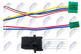 NTY BLOWER RESISTOR + KOSTKA/WTYCZKA REZYSTORA /KIT/CITROEN C2 2003-,C3 2002-,C5 2001-,NISSAN MICRA K12 2003-,NOTE E11 2008-,PEUGEOT 207 2006-,RENAULT CLIO III 2005-,MEGANE II 2002-/WITH AUTOMATIC A/C/