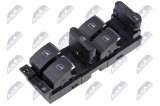 NTY SWITCH / WINDOW REGULATOR VW BORA 1998-,GOLF IV 1997-,PASSAT B5 1966-,SEAT LEON 1999-,TOLEDO 1999-/CHROMOWANY/