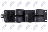 NTY SWITCH / WINDOW REGULATOR VW BORA 1998-,GOLF IV 1997-,PASSAT B5 1966-,SEAT LEON 1999-,TOLEDO 1999-/CHROMOWANY/