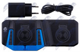 NTY STACJA ŁADOWANIA INDUKCYJNEGO-20W SZYBKA BEZPRZEWODOWA ŁADOWARKA,UMOŻLIWIA JEDNOCZESNE DWÓCH URZĄDZEŃ, W TYM SMARTFONÓW-20W FAST CHARGER
