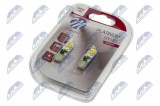 NTY BULB LED W5W PLATINUM OZNACZENIA:W5W SYMBOL PODSTAWY: W2.1X9.5D,ILOŚĆ DIOD:20 X LED OSRAM,TYP DIODY: 3014SMD,KOLOR: ZIMNA BIEL,MOC: MAX. 2W JASNOŚĆ: MAX. 240LM,NAPIĘCIE: 12V,CANBUS:TAK