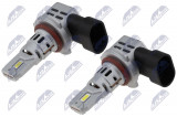 NTY BULB LED HB4 ŻARÓWKA LED HB4/MOC: MAX 42W NA KIT,NAPIĘCIE: 12V,LUMENY: MAX 4600LM,TYP LED: CSP5730 LED,TEMPERATURA BARWOWA: UP TO 6000K,CHŁODZENIE: AKTYWNE (FRONTAIR SYSTEM),OBUDOWA: STOP ALUMI