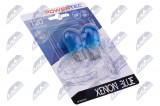 NTY ŻARÓWKI POWERTEC XENON BLUE W21/5W W21/5W 12V 21/5W /BASE TYPE W3X16Q/