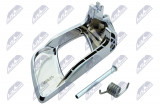 NTY INTERIOR DOOR HANDLE FORD RANGER 2012-2021/STRONA: RIGHT FRONT & REAR-CHROME/