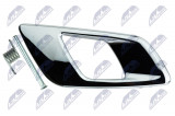NTY INTERIOR DOOR HANDLE FORD RANGER 2012-2021/STRONA: RIGHT FRONT & REAR-CHROME/