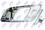 NTY INTERIOR DOOR HANDLE FORD RANGER 2012-2021/STRONA: RIGHT FRONT & REAR-CHROME/