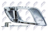 NTY INTERIOR DOOR HANDLE FORD RANGER 2012-2021/STRONA: LEFT FRONT & REAR-SREBRNO SZARA/