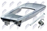 NTY INTERIOR DOOR HANDLE FORD RANGER 2012-2021/STRONA: RIGHT FRONT & REAR-SREBRNO SZARA/
