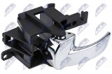 NTY INTERIOR DOOR HANDLE NISSAN NAVARA D40 2005-,PATHFINDER 2005-/PRZEDNICH I REAR,LEFT-CHROME/
