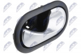 NTY INTERIOR DOOR HANDLE FOR FRONT AND REAR DOORS RENAULT CLIO III 2005-,KANGOO 2008-,MODUS 2004-,TWINGO 2007-/RIGHT-SREBRNA/