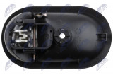 NTY INTERIOR DOOR HANDLE FOR FRONT AND REAR DOORS RENAULT CLIO III 2005-,KANGOO 2008-,MODUS 2004-,TWINGO 2007-/RIGHT-SREBRNA/