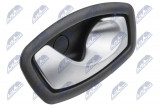 NTY INTERIOR DOOR HANDLE FOR FRONT AND REAR DOORS RENAULT CLIO IV 2012-,MEGANE III 2008-,SCENIC III 2008-/RIGHT-SREBRNA/
