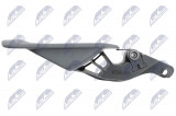 NTY INTERIOR DOOR HANDLE FOR FRONT AND REAR DOORS SKODA FABIA II 2007-,ROMMSTER 2006-/LEFT-SREBRNA/