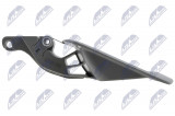 NTY INTERIOR DOOR HANDLE FOR FRONT AND REAR DOORS SKODA FABIA II 2007-,ROMMSTER 2006-/RIGHT-SREBRNA/