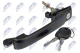 NTY EXTERIOR FRONT DOOR HANDLE VW GOLF III, VENTO 1.4-2.8 91-99 /L,P FRONT Z KLUCZEM /