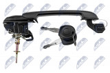 NTY EXTERIOR FRONT DOOR HANDLE VW GOLF III, VENTO 1.4-2.8 91-99 /L,P FRONT Z KLUCZEM /