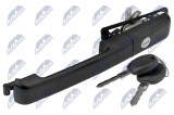 NTY EXTERIOR FRONT DOOR HANDLE VW PASSAT (B3/B4) 1.6-2.8 88-97 / FRONT RIGHT Z KLUCZEM /