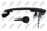 NTY EXTERIOR FRONT DOOR HANDLE SEAT CORDOBA, CORDOBA VARIO, IBIZA II, INCA, VW CADDY II, CADDY II/MINIVAN 1.0-2.0 93-04 / L,P FRONT COMPLETE /