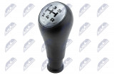 NTY GEAR KNOB FIAT STILO 2001-/5 BIEGÓW-SREBRNA/