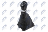 NTY GEAR KNOB+GEAR STICK COVER + FRAME SKODA OCTAVIA III 2012-/6G/