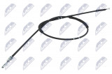 NTY PARKING BRAKE CABLE AUDI A4 00-04 /RIGHT,TARCZE/