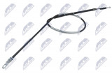 NTY PARKING BRAKE CABLE AUDI A4 QUATRO 03- /L,P/