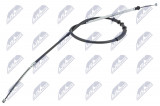NTY PARKING BRAKE CABLE FIAT GRANDE PUNTO 05- /RIGHT, TARCZE/