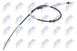 NTY PARKING BRAKE CABLE FIAT DOBLO 05- /REAR RIGHT/